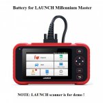 Battery Replacement for LAUNCH Millennium Master Scan Tool